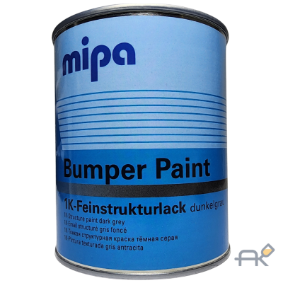 Краска бамперная MIPA 1л тем-сер (структурная)